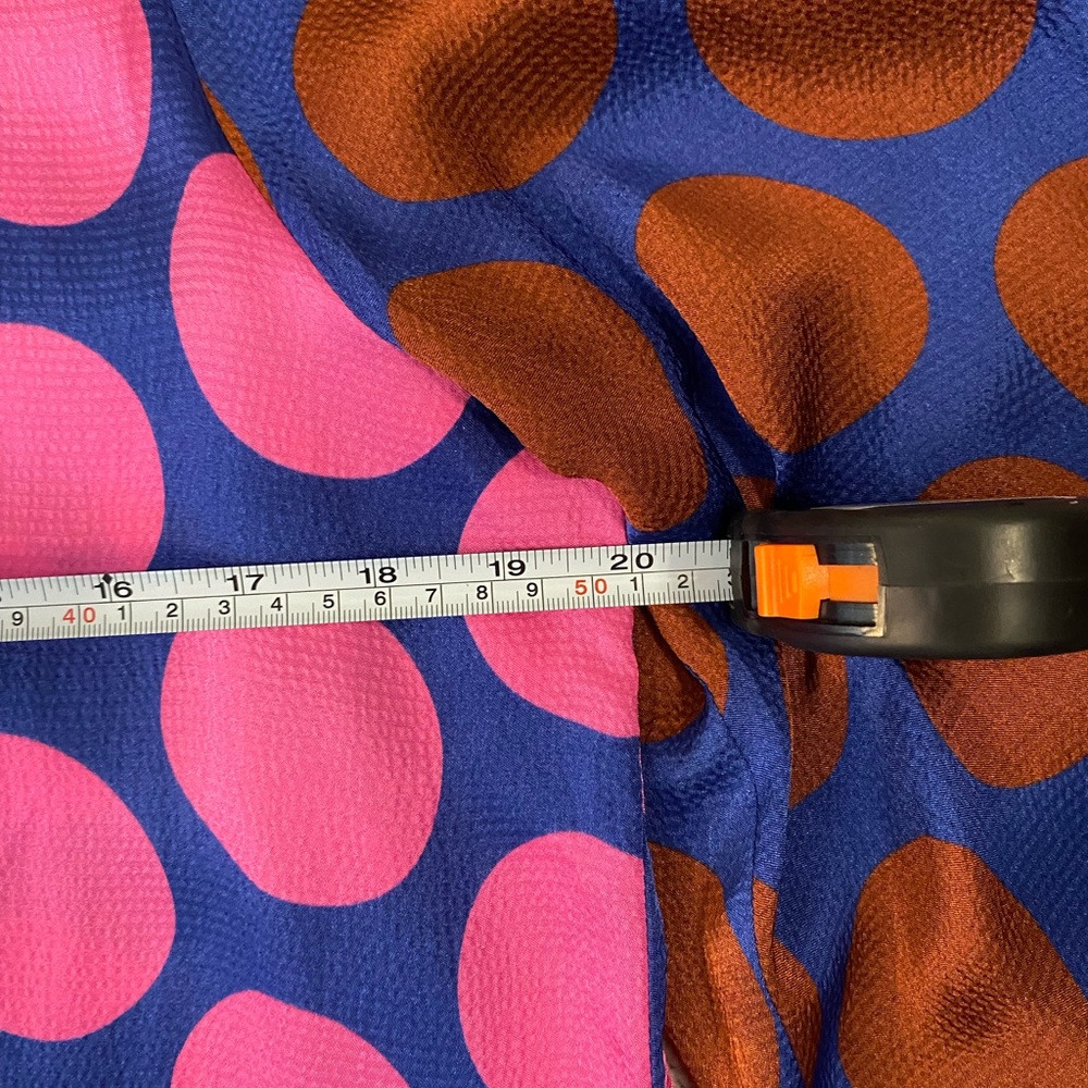 Boden Hammered Satin Polka Dot Button Down - Picture 5 of 5